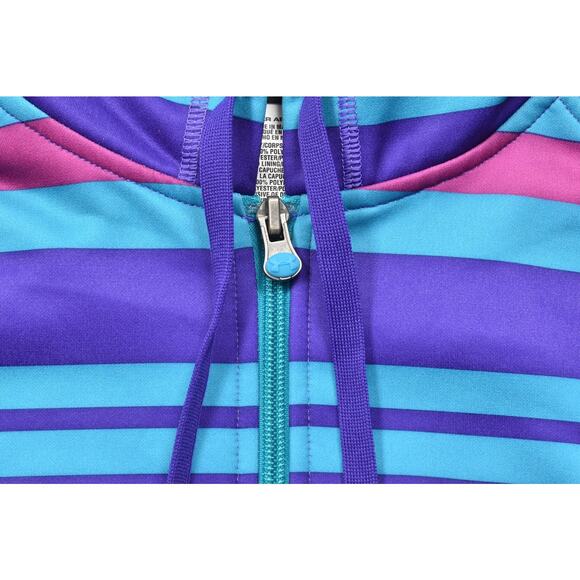 Under Armour Women's Semi-Fitted Striped Full Zip Hoodie Size SM/P - Picture 8 of 8